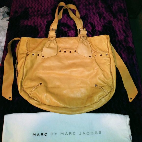 Marc By Marc Jacobs Handbags - Marc Jacobs vintage smooth leather studded tote bag